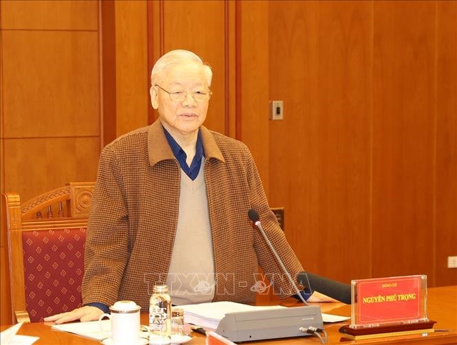 Tổng Bí thư Nguyễn Phú Trọng chủ trì họp Thường trực Ban chỉ đạo Trung ương về phòng, chống tham nhũng, tiêu cực