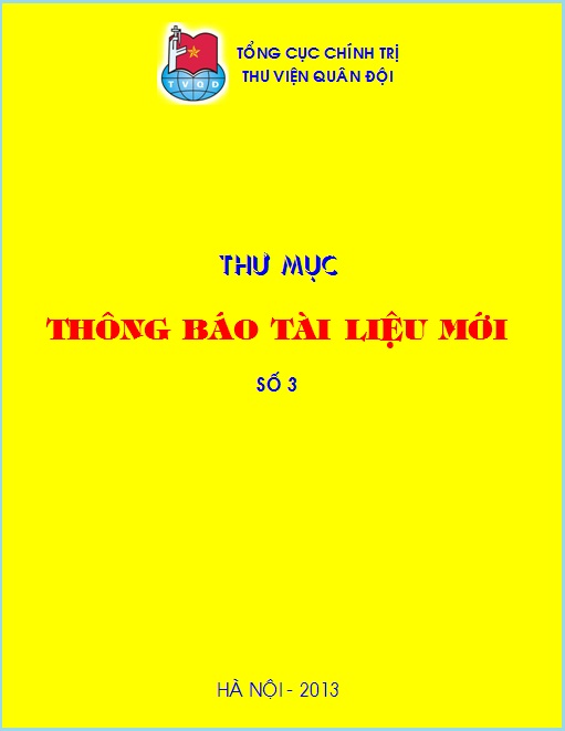 Thư mục thông báo tài liệu mới số 3 - 2013