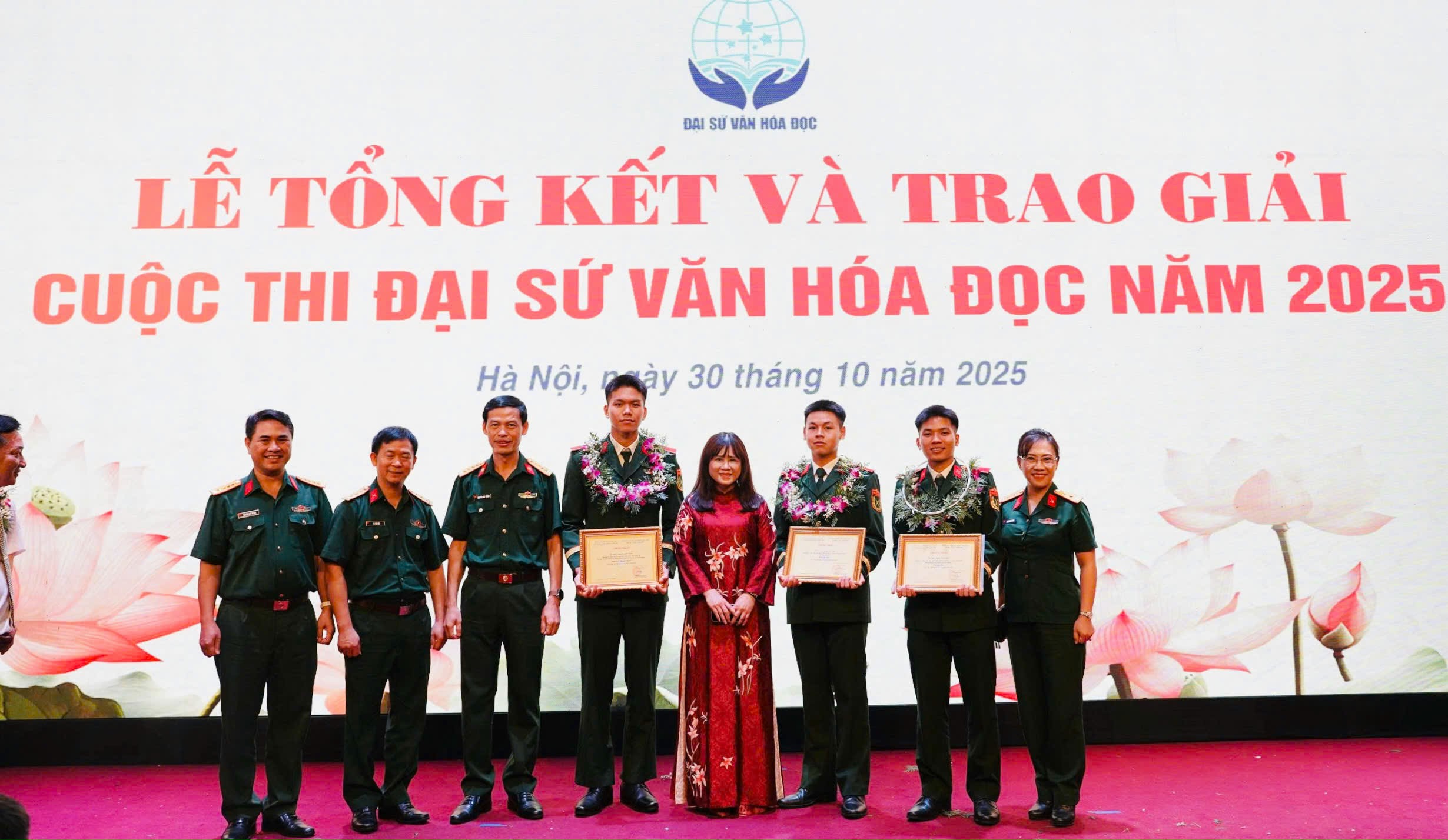 Quân đội đạt nhiều thành tích cao tại Chung kết toàn quốc Cuộc thi “Đại sứ Văn hóa đọc năm 2025”